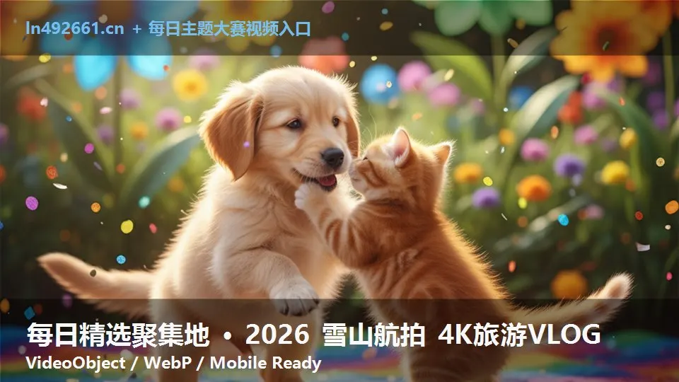 每日精选聚集地 · 2026 雪山航拍 4K旅游VLOG