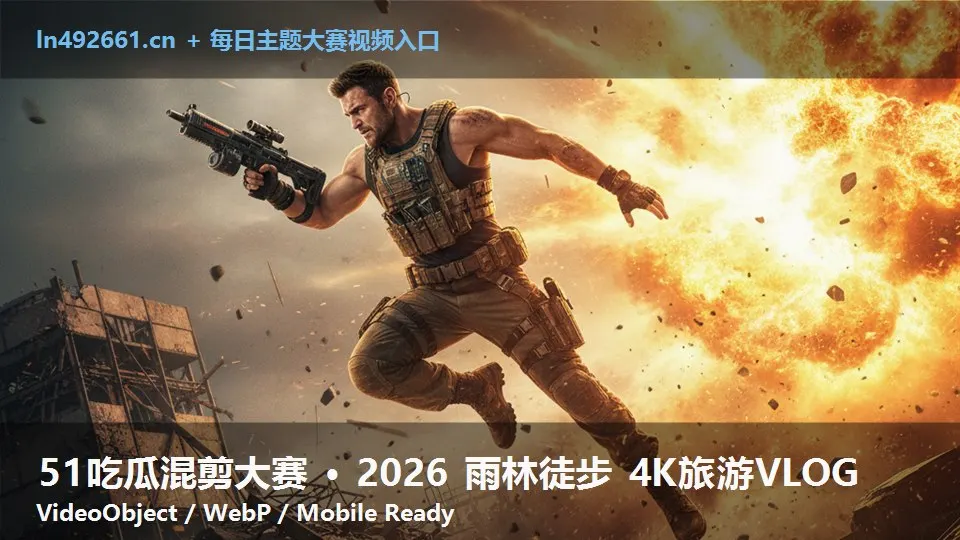 51吃瓜混剪大赛 · 2026 雨林徒步 4K旅游VLOG