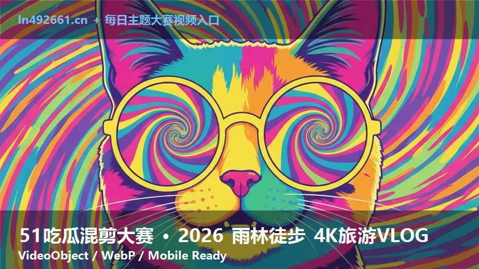 51吃瓜混剪大赛 · 2026 雨林徒步 4K旅游VLOG